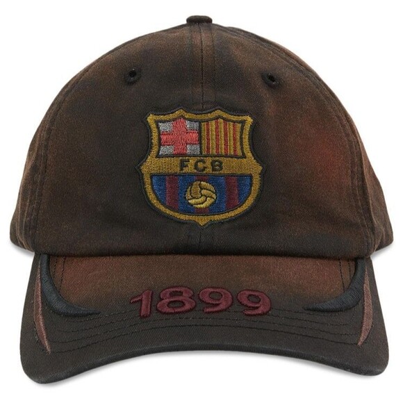 Travis Scott x FC Barcelona 1899 Distressed Hat Cactus Jack 100% Authentic - Picture 1 of 4